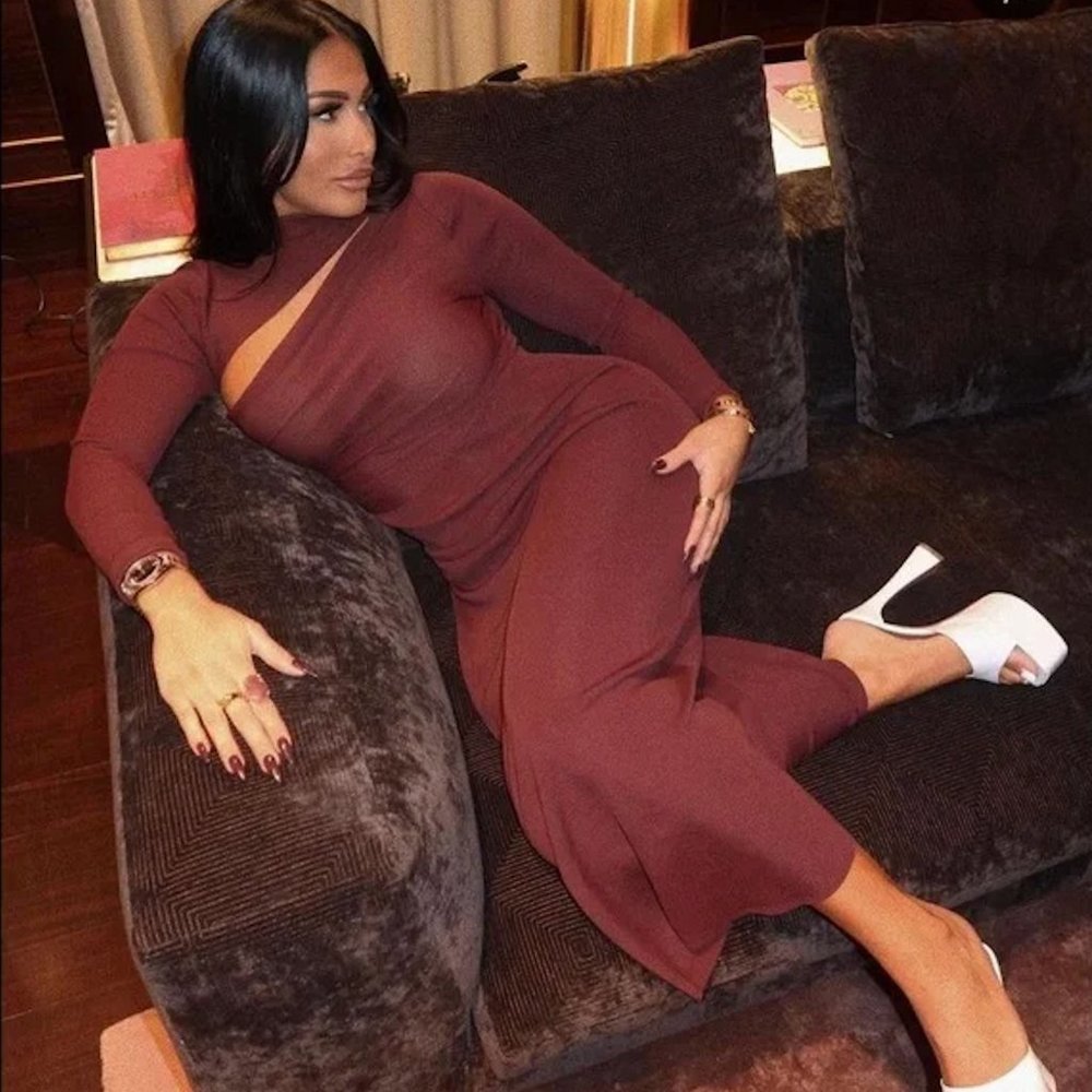 Zara Burgundy Maxi Dress